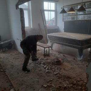 Izrada špaleta na prolazu i ugradnja profila