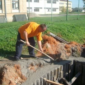 Betoniranje stranica šahta za vodu