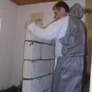 Kupaonica – Zidarski radovi