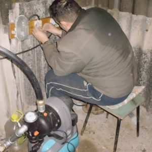 Voda i struja u šahtu