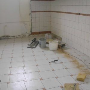 Nastavak radova u kuhinji