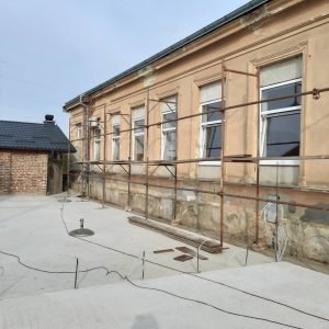 Početak radova na fasadi – četvrti zid!
